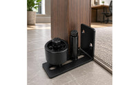 Barn Door Anti Tilt Device Powder Coated Bottom Roller Guide Easy to Install
