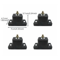 4 Pieces Air Conditioner Anti-Vibration Pad Outdoor Unit Rubber Feet Non Slip Anti-Vibration Rubber Pads