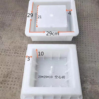 现货空心砖花砖塑料模具水泥混凝土预制砖隔断装饰砖模具