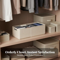 Multi-Compartment Container Foldable Expandable Compartment Box for Homeowners