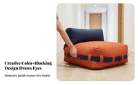 Teardrop Bean Bag Chair Space-Saving Floor Sofa Fashionable Design No Assembly Required for Adults, Students, Bedroom, Balcony