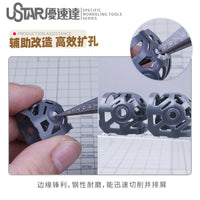 优速达扩孔器90080 模型手动扩孔改造穿孔器带刻度开孔工具0~14mm