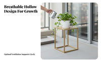 Single-Tier Pot Stool Minimalist design aesthetic Plant Stand Space-Saving for Living Room