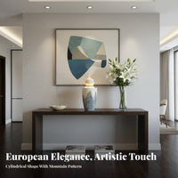 Circulating Water Landscape Tranquil Design Floor Water Feature Indoor Waterfall Feature for Feng Shui Enthusiasts, Homeowners, Living Room