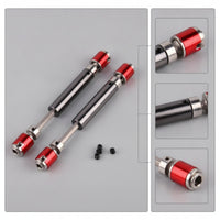 2 Pieces Telescopic Center Drive Shafts Easy to Install RC Crawler Drive Shafts Long-Lasting Heavy Duty