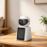 Full-Color Smart Camera with Display Motion Detection Indoor Camera with Screen Humanoid Tracking for Parents