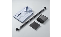 Telescopic Car Clothes Hanger Rod Perforated Car Clothes Hanger Bar Hooked Ends Telescopic Garment Rack