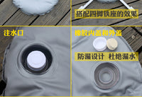 户外注水伞座加重水袋刀旗加固水袋沙滩旗十字铁底座防风注水袋子