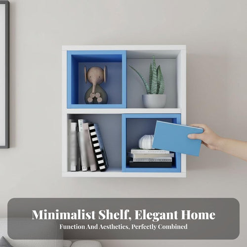 configurable Storage Cube Modern Minimalist Wall Shelf Space Saving Easy to Install for Students