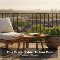 Slatted Top Low Table Natural Imperfection Aesthetic Design outsidedoor Furniture Minimalist & design