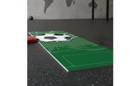 Exercise Mat Sweat-Absorbent Non-Slip Exercise Mat Extra Wide for Soccer Fans, Beginners, Home Gym, Pilates, Meditation