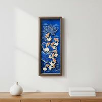 Aquatic Cluster Wall Art Housewarming Gift Fish Paper Cut Decor Shadow Effect for Entryway