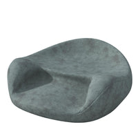 Raised Back Memory Foam Meditation Cushion Side Supports Ergonomic Meditation Cushion Textured Surface Pressure Relief for Meditating, Seated Resting