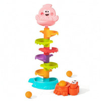 Whale Ball Drop Toy Textured Ball Drop Toy with Launcher Easy-to-Grip Hand-Eye Coordination for Toddlers, Playroom, Home