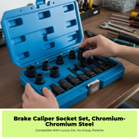 Brake caliper screw remover wrench