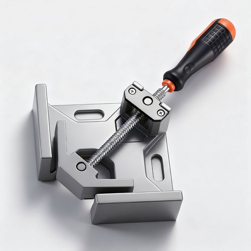 Corner Clamp with Hand Grip Aluminum Alloy 90 Degree Corner Clamp Adjustable