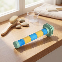 Ceramic Bird Perch, Frosted Surface for Nail Trimming, Clamp-on Parrot Perch for Budgie and Cockatiel, Small Bird Perch Accessory