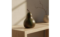 Artificial Pear Statue New Chinese Decorative Pear Ornament Lifelike Details Tabletop Sculpture for Entryway, Showroom