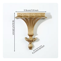 Wall Shelf with Angel Classical Decorative Corbel Compact for Living Room