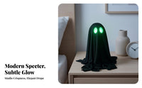 Spooky Cloth Spirit with Glowing Eyes | Soft draped Base, Halloween spirit Decoration, for Entryway