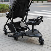 Stroller Board with Seat Portable Sit and Stand Stroller Board Foldable