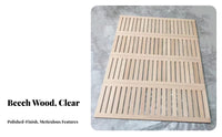 Japanese-design floor bed Compatible Wooden Slat Frame Eliminates Box box foundation Horizontal Wood Slat Set Breathable Design Slatted Support Easy Assembly for Homeowners, Renters, DIY hobbyists, Guest Room, Dormitory, Apartment, Daybed