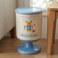 Pedestal Trash Can Wide Opening Floor-Standing Trash Can Easy to Clean