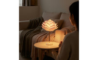 Decorative Rose Lamp Sculptural Flower Lamp Romantic Night Light Ambient for Bedroom, Nightstand, Reading Corner