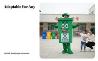 Trash Can Character Costume Costume Comfortable Garbage Can Cartoon Outsideside Fit Waste Sorting Character Costume Suit