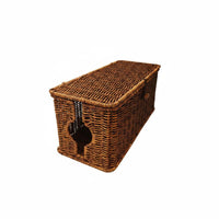 Woven Power Strip Hider Box Easy to Clean for Bedroom, Office