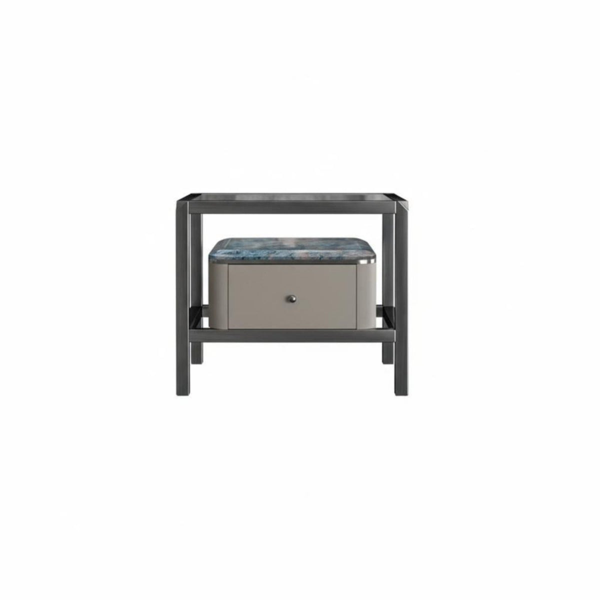 Bedside Table with Drawer Light Luxury Single-Drawer End Table Minimalist Design