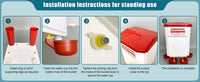 Poultry Automatic Waterer for Chickens Ducks Geese Hanging Gravity Feeder