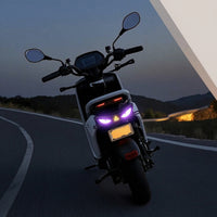 LED License Plate Light with Eye Design Decorative Motorcycle License Plate Light Slim Lighting Compact for Motorcyclists, Night Riding