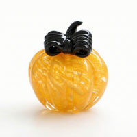 Glass Pumpkin Ornament Translucent Sculpture Decorative for Tabletop