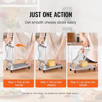 Kitchen Cheese Slicer Manual Vegetable Cutter for Potatoes Cucumbers Lemons
