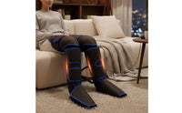 Air Compression Leg Heat Therapy Full Leg and Foot 3 Intensity Levels for Home
