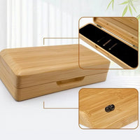 Bamboo Oboe Mouthpiece Case Wooden Oboe Mouthpiece Box Safeguarding Portable for Oboists, Travel