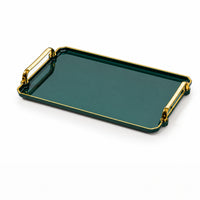 Serving Tray with Handles Easy to Clean for Coffee Table, Home Decorators, Hosts
