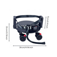 Golf Bag Wheel Base Easy Assembly Rolling Golf Bag Storage solutionSaving Sports Accessory