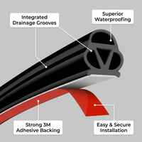 Car Door Seal Strip, Heavy Duty Car Door Rubber Seal, 14mm Thick Vehicle Door Seal, Truck Door Seal  - Image 6