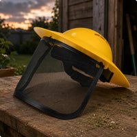 Mesh Face Guard Anti-Splash Grass Whacker Face Guard Easy to Wear for Yard Work