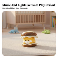 Baby Hand Pat Drum Multisensory Baby Drum Toy Adjustable Volume for Home, Girls