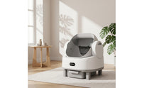 Compact Smart Self-Cleaning Cat Litter Box Raised Self-Cleaning Cat Litter Box for Apartments, Living Room