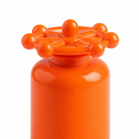 Orange Cupping Set, Manual Screw Release Vacuum Cupping Massager, Portable Synthetic Material Cups for Body Massage