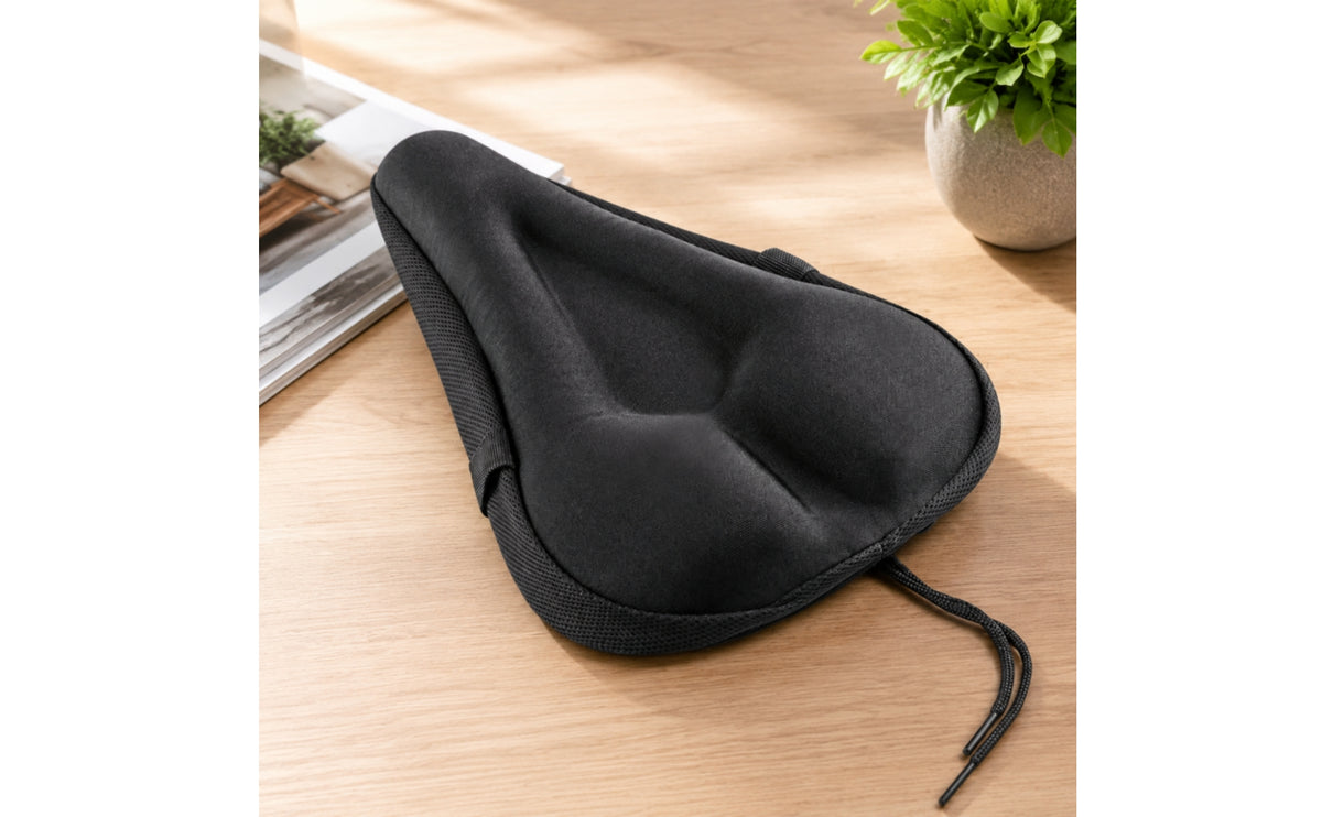 Compatible Saddle Cover with Rain Cover Cushioned Bike Seat Cushion Comfortable Gel Bike Seat Cushion Extra Soft for Commuters