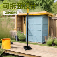 Detachable Rod Garden Tamper Ground Compaction Tool for Garden and Agricultural Use