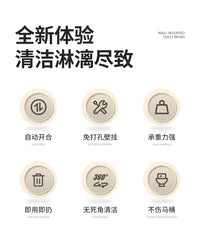 卫生间一次性清洁刷 马桶去污无死角可抛式替换头新款壁挂马桶刷