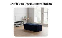 Comfy Crust Bench piece Bench playful Appearance Padded End-of-Bed Seat Creative Design Upholstered Comfort for Renters