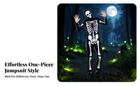 Hooded Skeleton Suit Black and White Apparel for Performance Wear