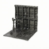 Hangar Scene Board  Corner Scene Board Freestanding Miniature Display Base
